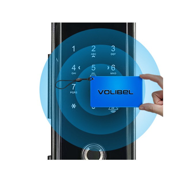 SHUWEI Password IC Card Wifi Sliding Door Lock WiFi Electronic Glass Door Lock