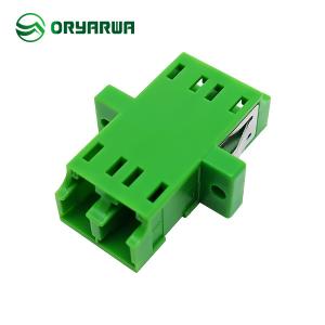 Wholesale Fiber Optic Adaptor LC Duplex Flange Flangeless One Piece Type from china suppliers