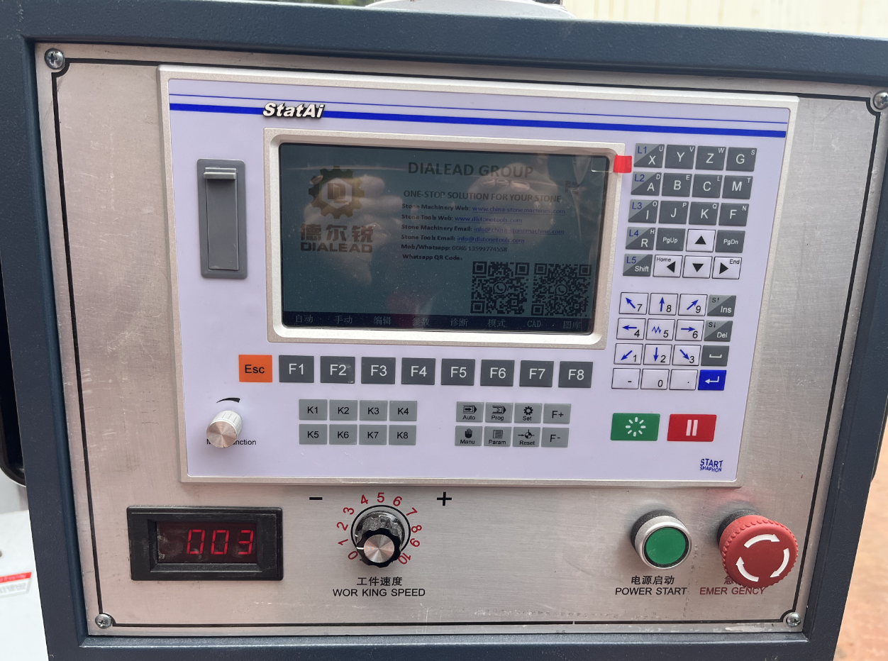 4 Columns CNC Stone Profile Machine For Column Vase Baluster Handrialling