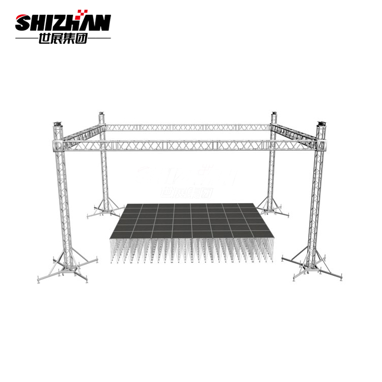 Outdoor Performance Aluminium Lighting Truss Display Round Stage Platform