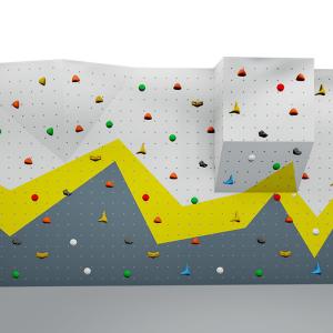 Wholesale Indoor Bouldering Adult Rock Climbing Wall Various Climbing Holds For Sports Center from china suppliers