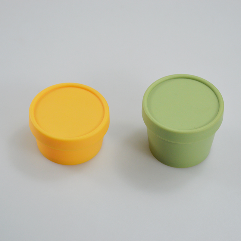 Clear or Customized Color 50ml/100ml Facial Scrub Cream Jar PP Mate Cream Container