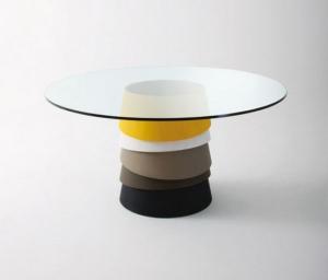 Wholesale Custom Glass Tabletops , Round Clear White Tempered Glass Table Top from china suppliers