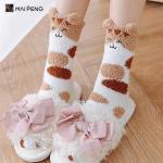 Thick Indoor Fuzzy Winter Warm Home Socks Cute Cartoon Animal Fluffy Socks