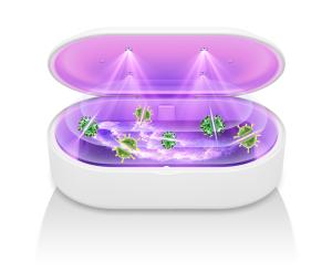 Wholesale Small Portable Uvc Light , 15W Wireless Charger Uv Sanitizer Box For Cell Phones from china suppliers