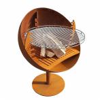 European Outdoor Cooking Grills Fire Bowl Corten Steel Barbecue Grill