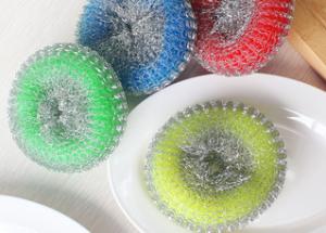 Wholesale AISI 410 Stainless Steel Kitchen Sponge Scrubber With Strong Cleaning Capacity from china suppliers