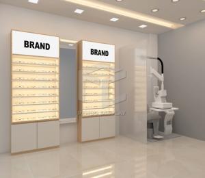 Wholesale Metal Halide Optical Shop Display Cabinets For Sunglasses MDF Veneer from china suppliers