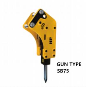 Wholesale APPLICABLE GUN TYPE ROCK EXCAVATOR HYDRAULIC BREAKER ALLOY STEEL SB 75 4.5-7 TON FOR EXCAVATOR SANY from china suppliers