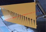 5052 1.2mm Aluminum Metal Cladding , 0.9mm Aluminum Perforated Panel