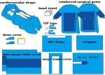 Disposable Surgical knee arthroscopy Drape Color Blue Size 230*330 Cm Or