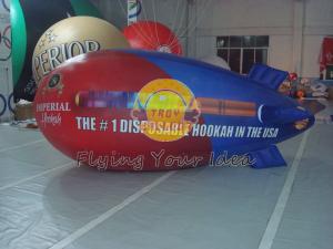 Wholesale 0.18mm PVC Inflatable Helium Zeppelin / Blimp Balloon For Anniversary Event from china suppliers