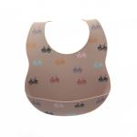 Baby Eating Wearable Soft FDA BPA Free Baby Bib Food Catcher