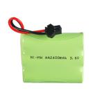 3 Cell Nimh Nickel Metal Hydride Battery Pack 3.6V 2400mAh Long Cycle Life