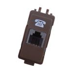 American Standard Phone Line Wall Socket , Gold / White Rj45 Wall Socket Flame