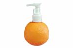 Orange 250ml Plastic Cosmetic Bottles For Lotion Baby Care Fruits Shape
