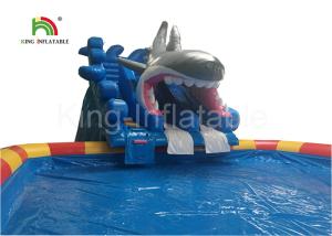 Wholesale Grey Megalodon Adult &amp; Kids Inflatable Water Parks With Slide For Outdoor from china suppliers