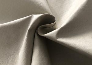 Wholesale 140GSM Microsuede Upholstery Fabric / Coated Polyester Fabric For Wallcloth Ivory from china suppliers