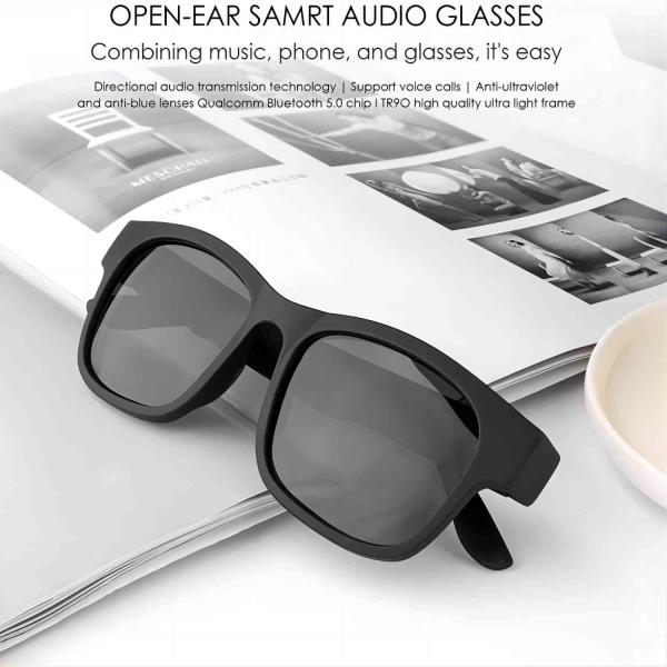Bluetooth Plastic Sunglasses 256GB Max Memory Compatible with IOS and Android