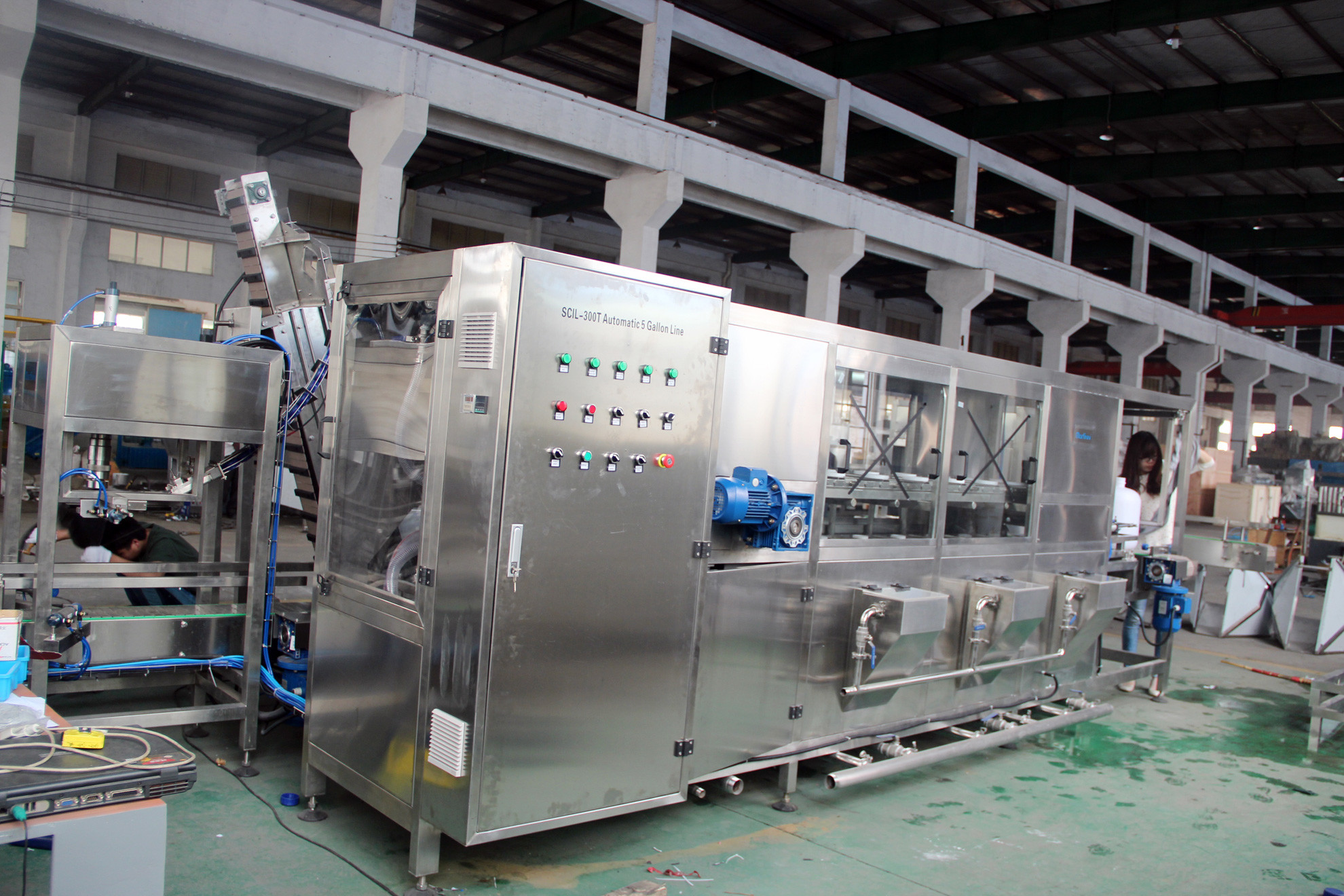 450BPH Plastic Barrel 5 Gallon Water Filling Machine