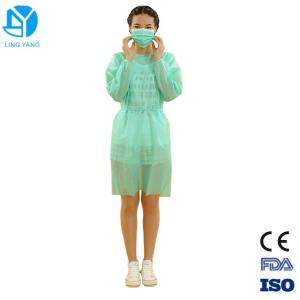 Wholesale Long Sleeve Hospital Disposable Isolation Gowns Fluid Resistant Easy Removal from china suppliers