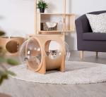 Warm And Cat Bed Capsule For Cat & Dog Made of Wood