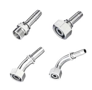 Wholesale Metric Jic/Bsp/BSPT/NPT/Orfs/SAE Female Male Stainless Steel Hydraulic Hose Fittings from china suppliers