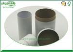Eco - Friendly White Cardboard Tubes , Custom Paper Tube Packaging Dampproof