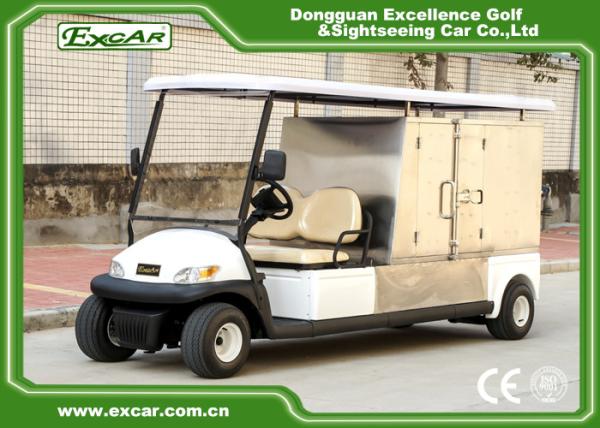 White Hotel Buggy Car Electric Utility Carts with Customized Cargo 350A USA