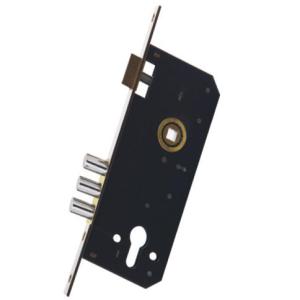 Wholesale Stainless Steel Custom Rim Locks / Black Painting Door Lock Body With Cylinder Hole from china suppliers