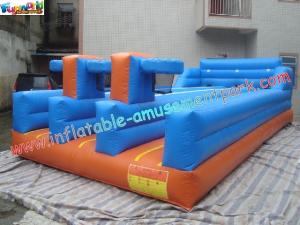 Wholesale PVC Inflatable Bungee Run Triple Lane,Three LaneInflatable Sports Games Bungee from china suppliers