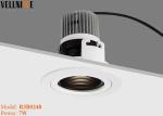 7W Hotel room downlight , Warn White Recessed Downlighting , IP20 indoor ceiling