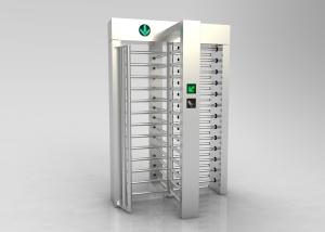 Wholesale 90 º Full Height Entrance Gate Security Systems , Bank Stainless Steel One Way Turnstile from china suppliers