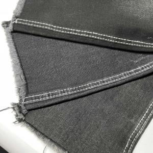 Wholesale Sulfur Black Light Grey Twill Denim Fabric Heavy Weight 12 oz For Pants Jackets from china suppliers