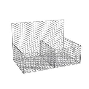 Wholesale High Quality 60*80 Corrosion Resist Weave Gabion Box rock cage retaining wall For Garden Decorative from china suppliers