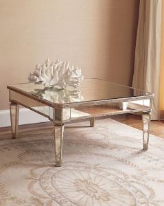 Wholesale Hot selling square mirrored coffee table living room furniture from china suppliers
