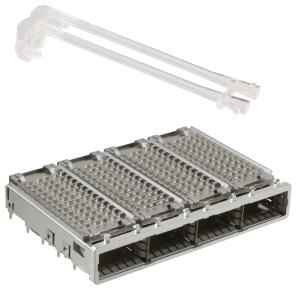 Wholesale TE 2007626-3 QSFP+ 1x4 Cage With Heat Sink Connector 14 Gb/s Included Lightpipe from china suppliers