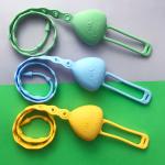 Anti Dropping Baby Wrist Teething Toy Silicone Food Grade Safety Strap
