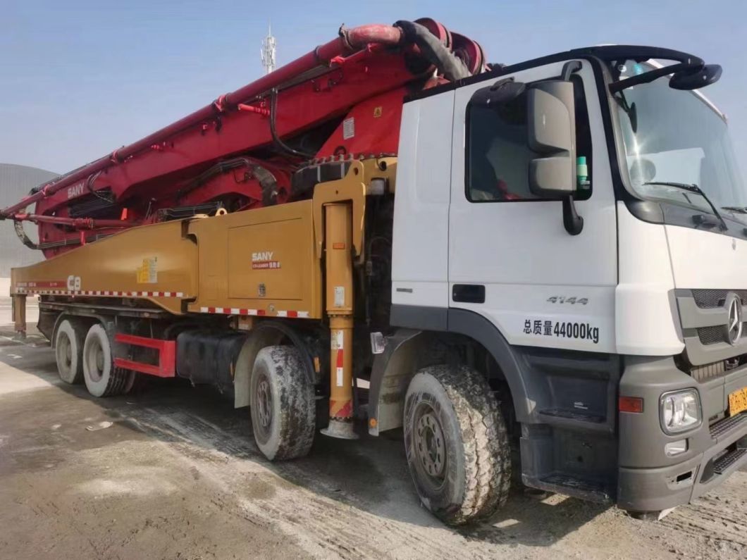 Sy 56 Meters Concrete Pump 5 Boom Sections Used Heavy Equipment for Mixing