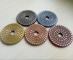 4 Inch Metal Bond Diamond Polishing Pad , Polishing Tools for Stone and Concrete