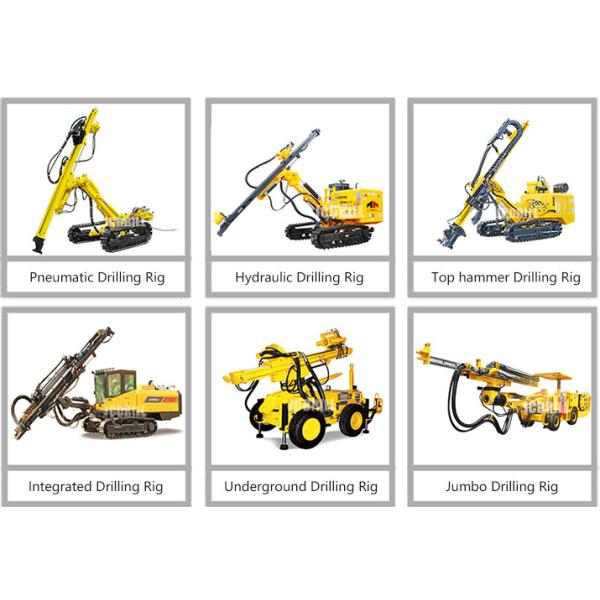 Heavy Duty 63Kw Rock Drill Rig Crawler Mounted Hydraulic Dth