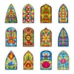 Luxury Tempered Church Stained Glass 3mm-22mm For Church Domes