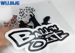 Printable Heat Press Neck Labels , Custom Made Heat Transfer Clothing Tags
