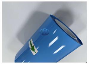 Wholesale 120 μm Blue HDPE Film, UV Cured Silicone Coating Film Without Silicone Transfer No Residuals from china suppliers
