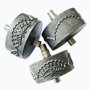 Wholesale Leather Machine Concave Convex Steel Embossing Roller High Wear Resistance from china suppliers