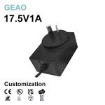 17.5V 1A Wall Mounted Power Adapters For Massage Chair Meidical Trasound Cricut