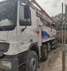 Wholesale Zoomlion 56m Used Pump Truck Batching Plate Truck Pump within 1370mm Feeding Height from china suppliers