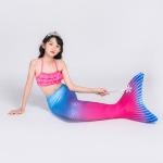 One - Piece Swim Fun Mermaid Tail Princess Bikini Set For Boys With Monofin