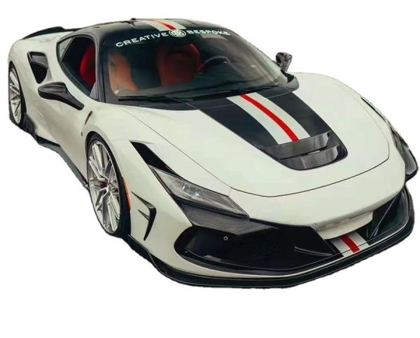 For Ferrari F8 Carbon Fiber Body Kit F8 Upgraded KEYVANY Style Front Shovel