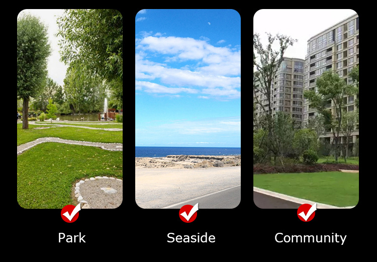 Modern Urban Furniture Smart Solar Bench with LED Lights for Park, seaside and community